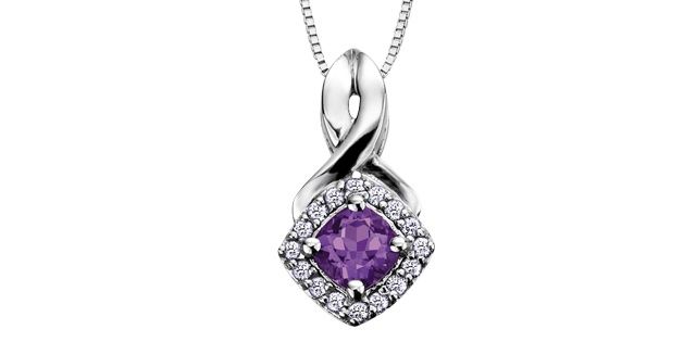 Corona Amethyst 10KW Gemstone Necklace PP2351