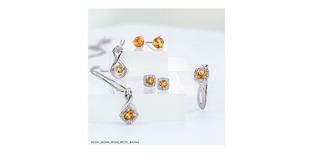 Corona Citrine 10KW Gemstone Necklace PP2351