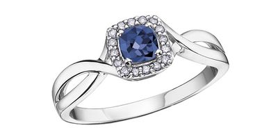 Corona Sapphire 10KW Gemstone Ring R51Y64