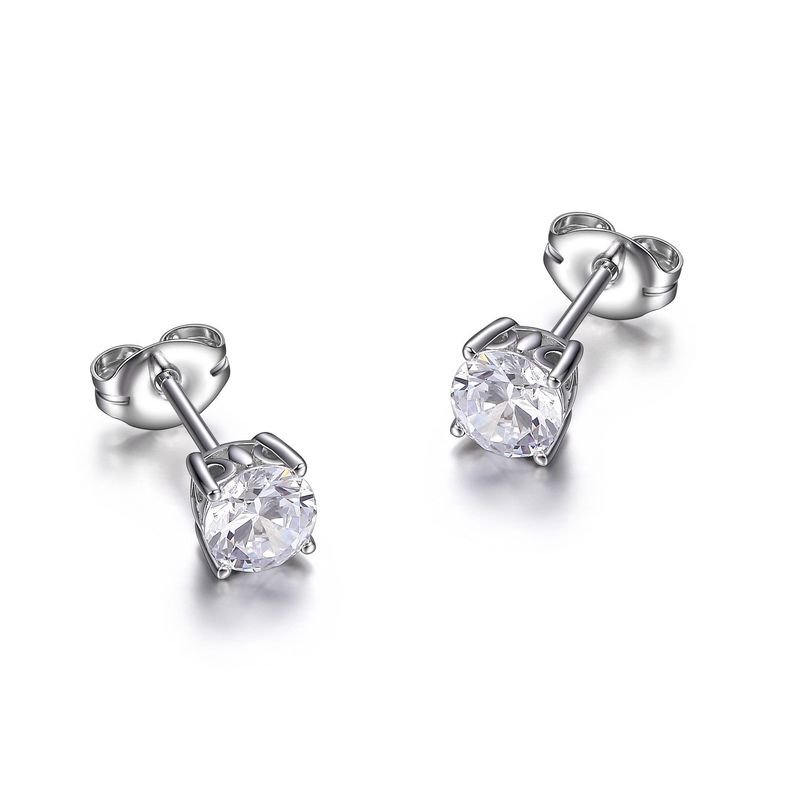 Reign Sterling Silver Cubic Zirconia Studs Earrings R2ALK20000