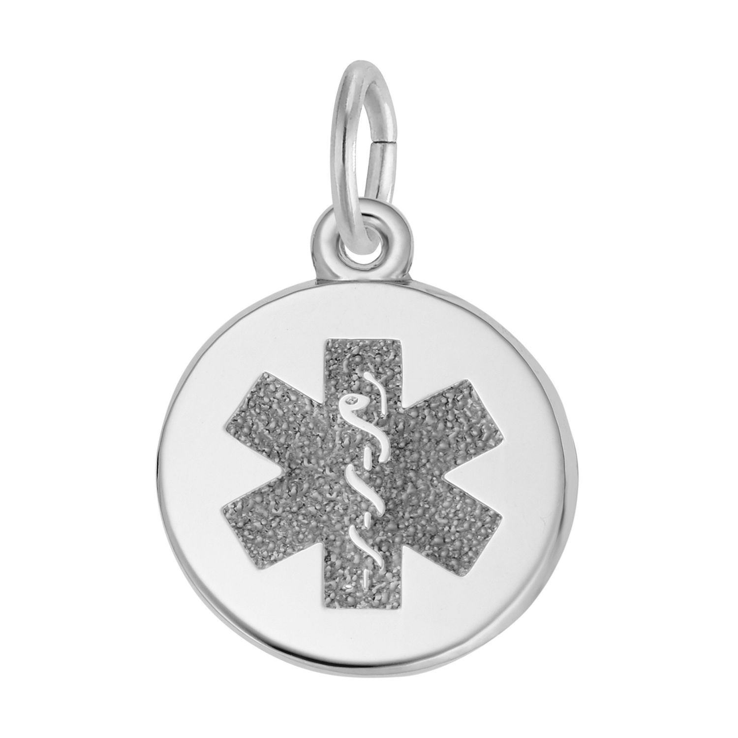 Nuco Charm Sterling - Small Medical Symbol