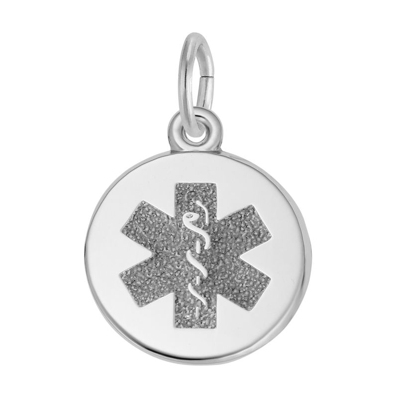 Nuco Charm Sterling - Small Medical Symbol