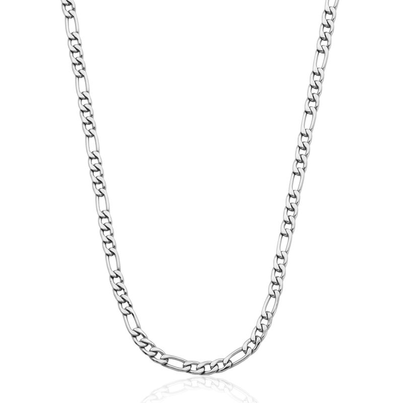 SteelX Chain Stainless Steel - Figaro  24" T0XD780124