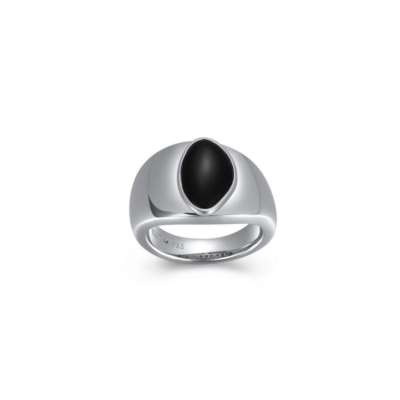 ELLE Sterling Silver Pebble Ring Size 9 R4LAGS27