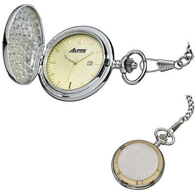 Alpine Quartz Pocket Watch - Two Tone W3392