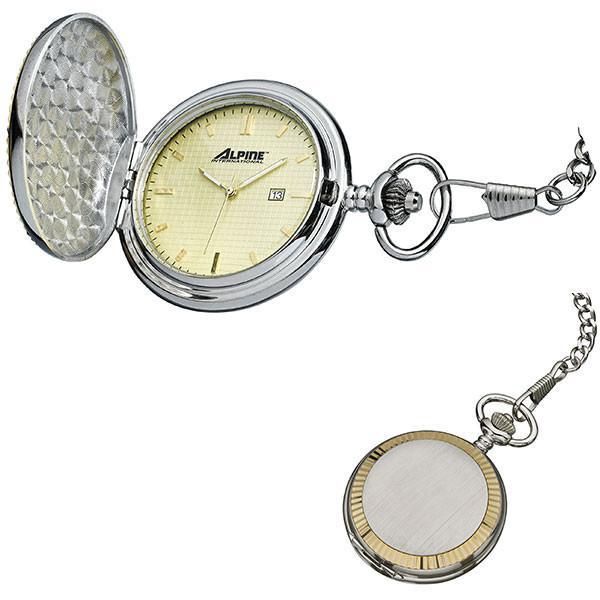 Alpine Quartz Pocket Watch - Two Tone W3392