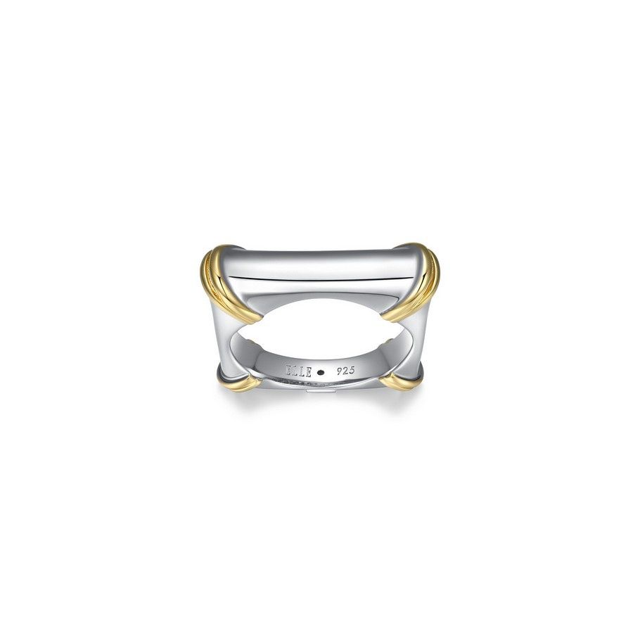 ELLE Sterling Silver Bamboo Ring Size 9 R4LAGPA0
