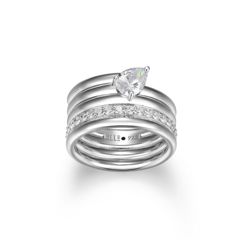 ELLE Sterling Silver Goddess Ring size 9 R4LAJN00