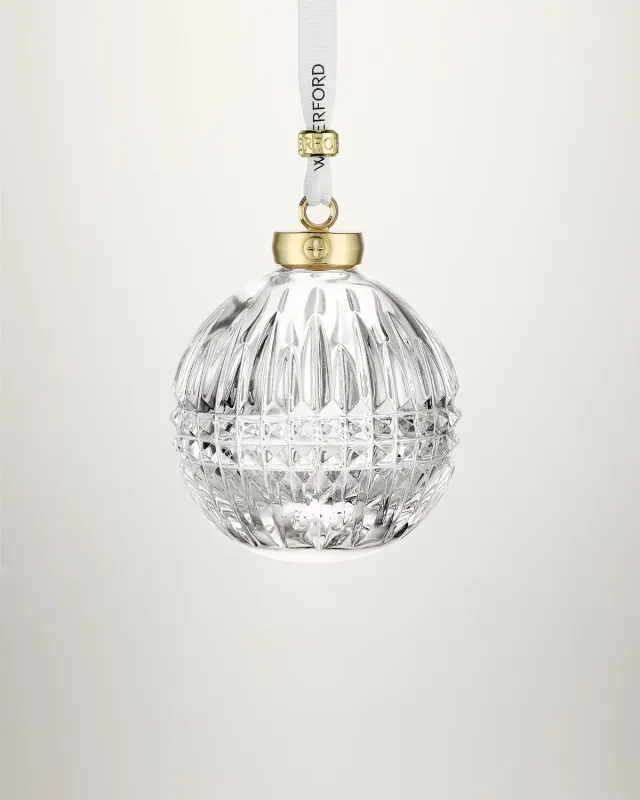 Lismore Diamond Bauble Ornament Waterford