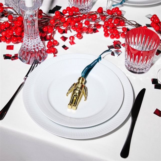 Gold Spaceman Ornament