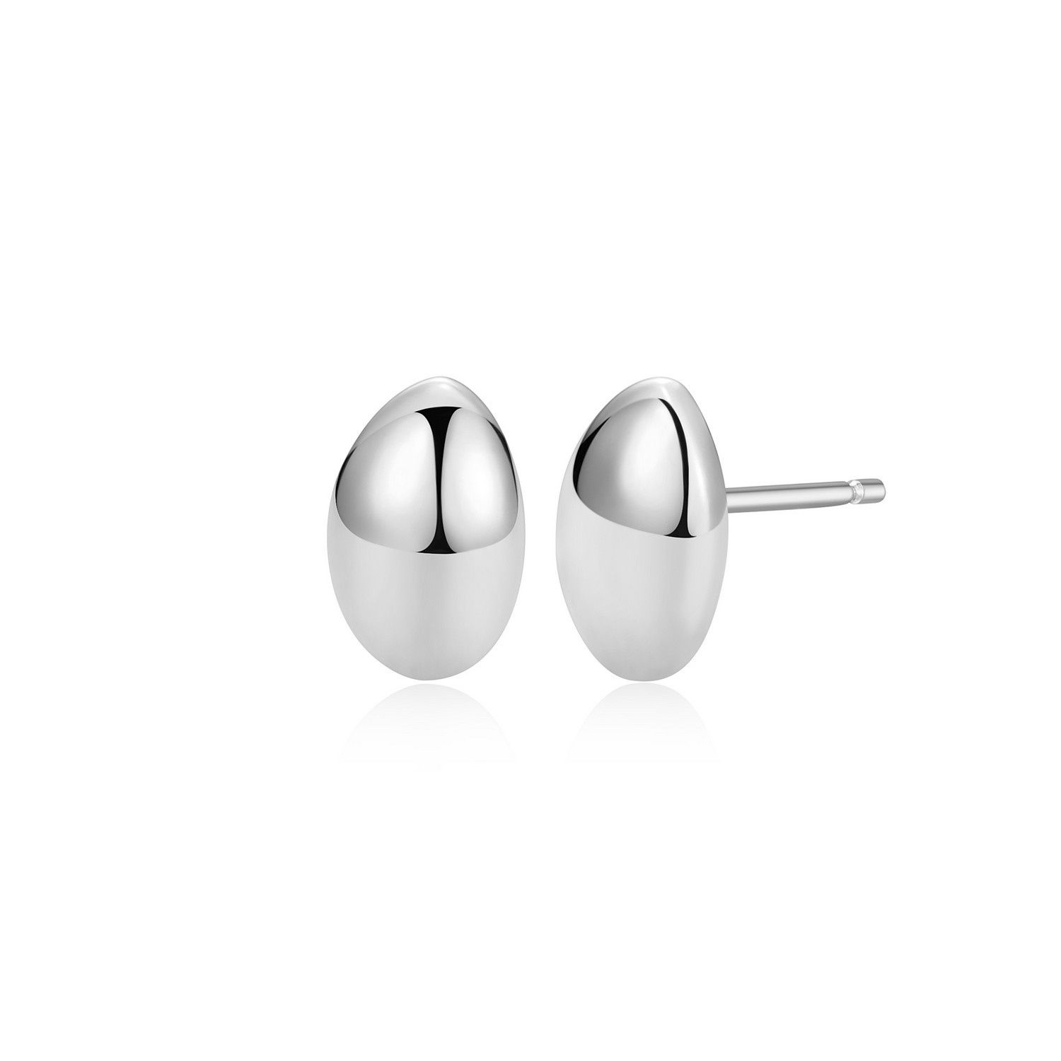 Reign Sterling Silver Pebble Stud Earrings R2AURFA000