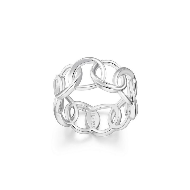 ELLE Sterling Silver Swirl Ring Size 8 R4LAJJA0AG