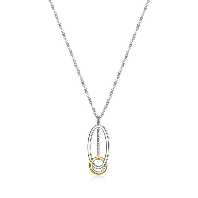 ELLE Two-Tone Sterling Silver Necklace R0LBVMA046 Circadia