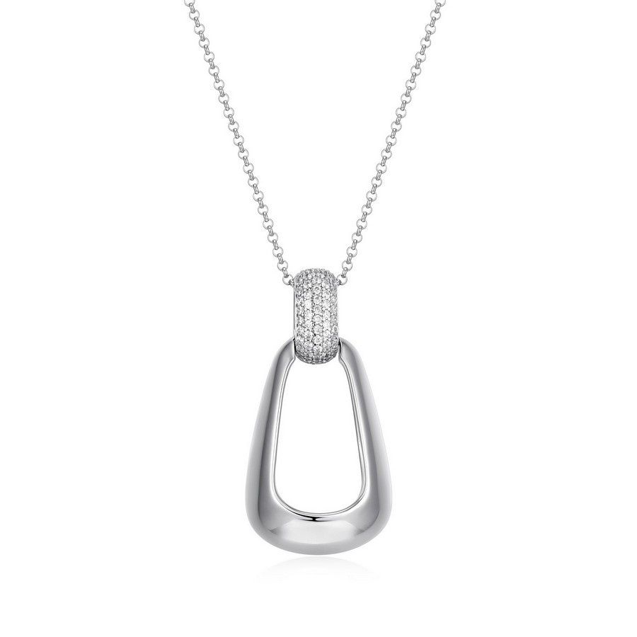 ELLE Sterling Silver Citadel Necklace R0LBZX004L
