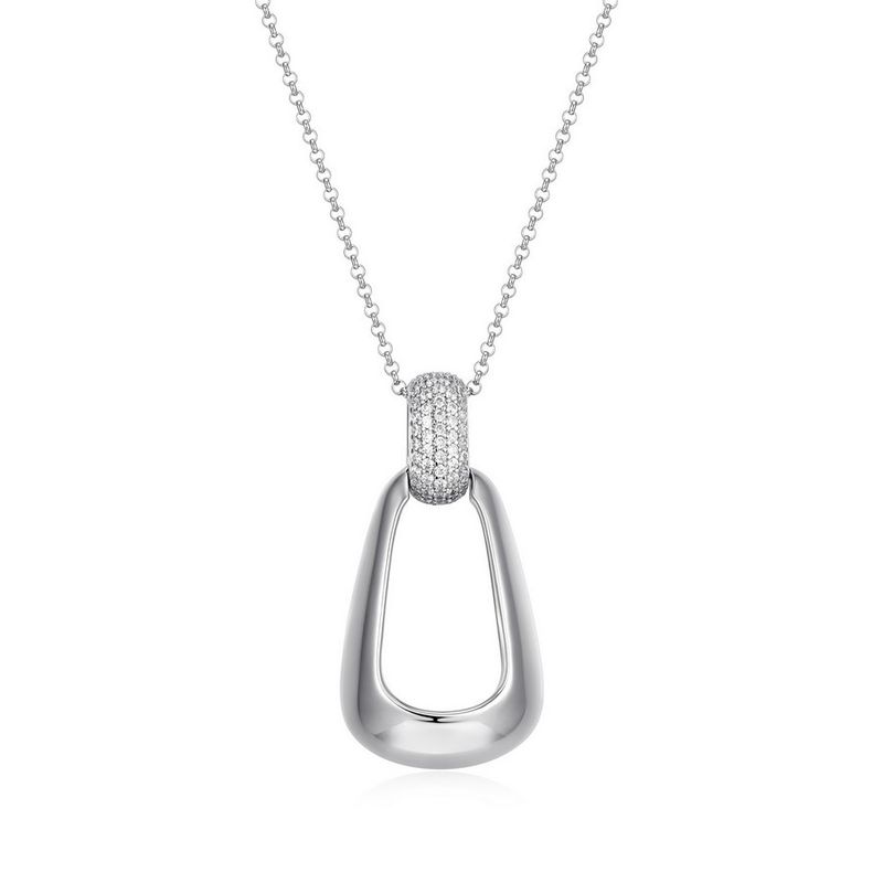 ELLE Sterling Silver Cubic Zirconia Necklace R0LBZX004L Citadel