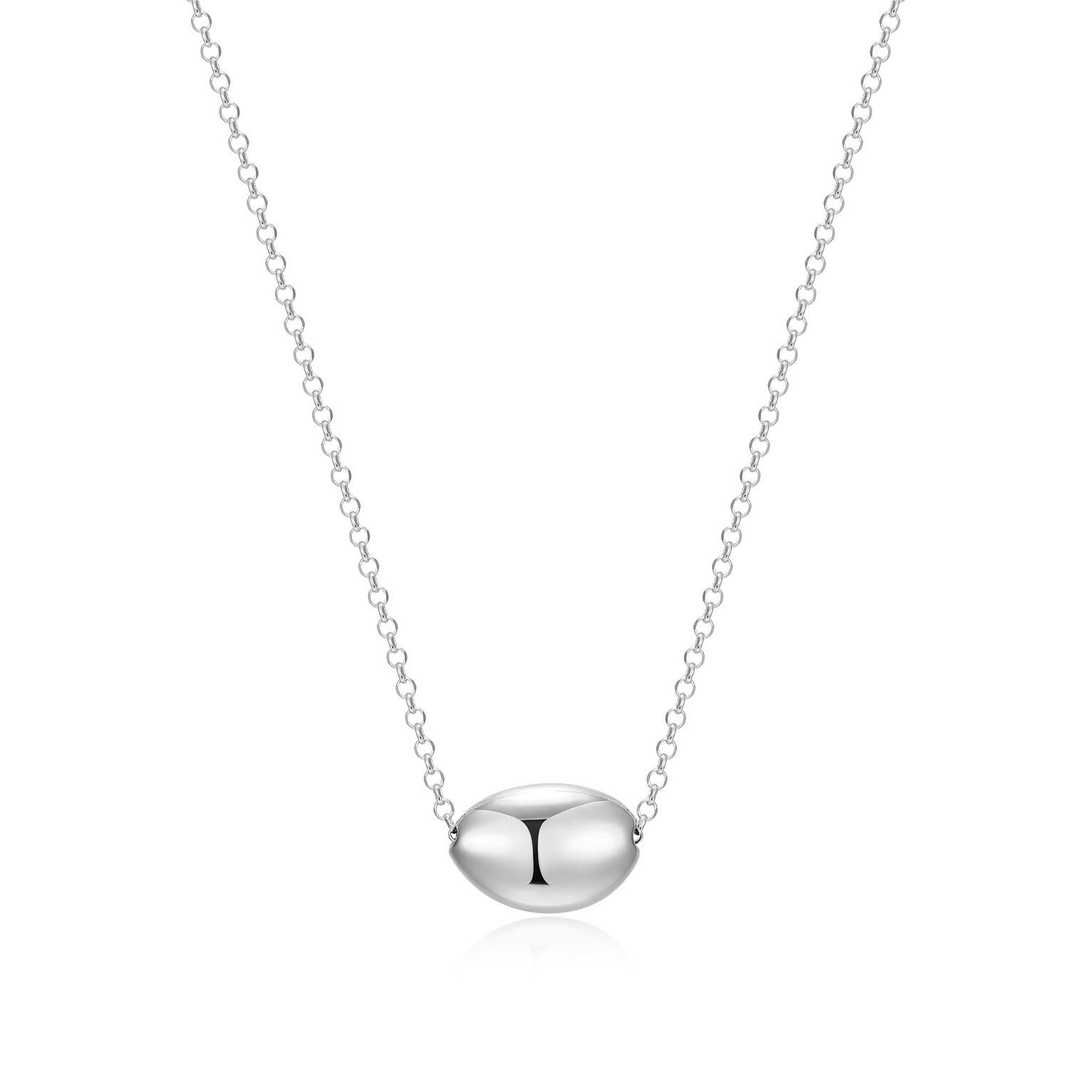 Reign Sterling Silver Pebble Necklace R0ACHRA014