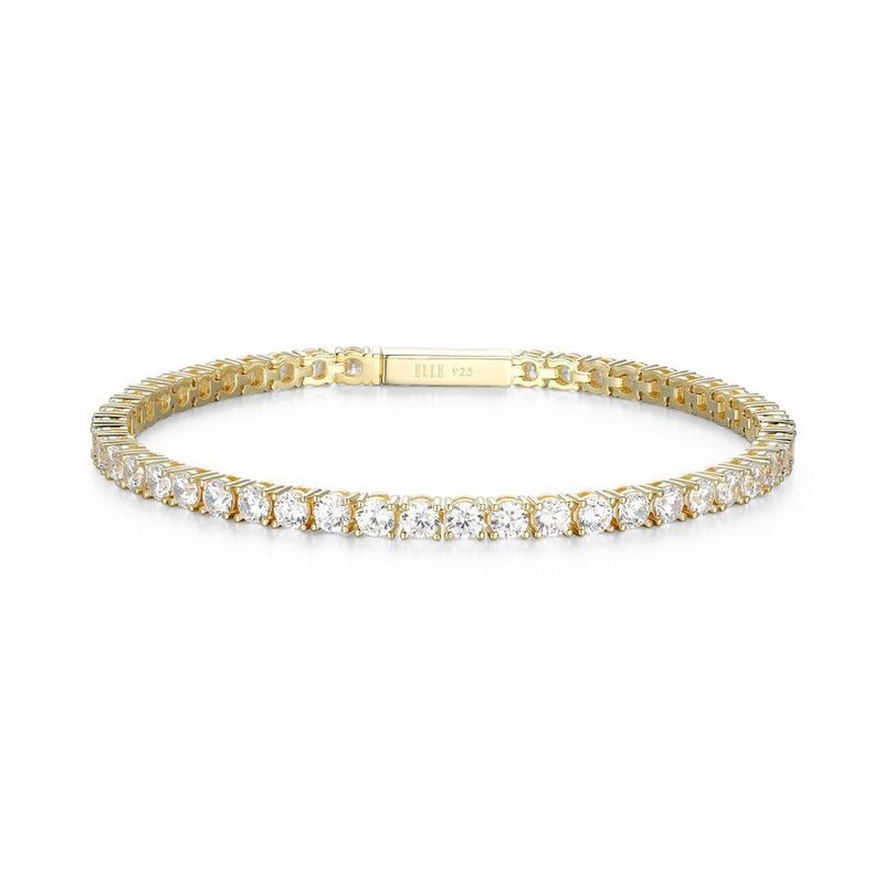 ELLE Sterling Gold Plated Stardust Bracelet 31LAPH009R
