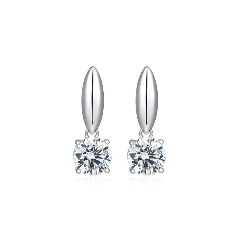 Reign Sterling Silver Cubic Zirconia Drop Stud Earrings R2AVBY0000