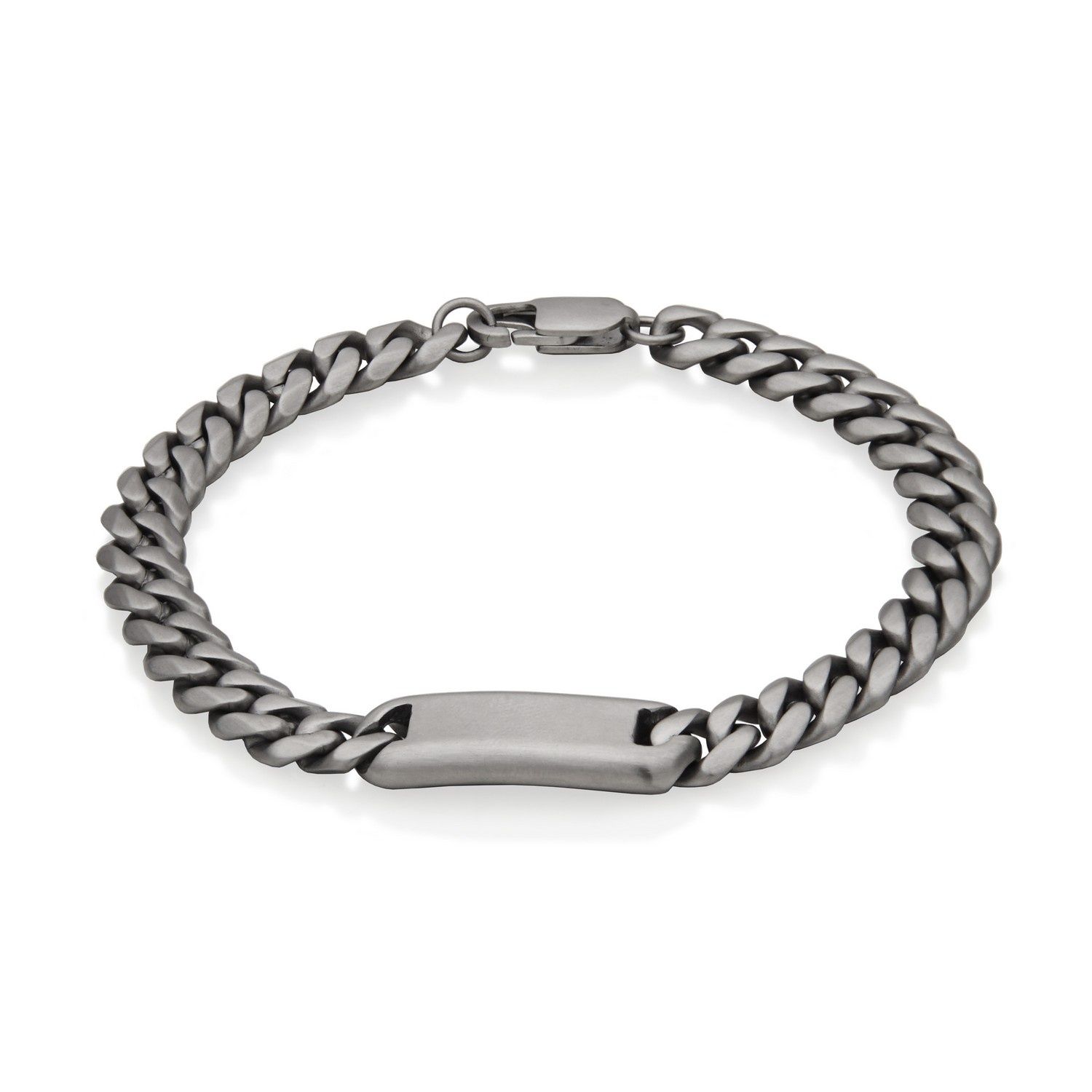 SteelX Bracelet Stainless Steel - ID Matte T1XJ160180