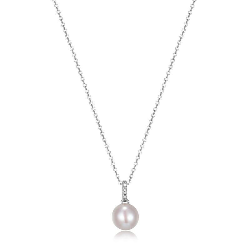 Reign Sterling Sliver Pearl Necklace R3AR089721