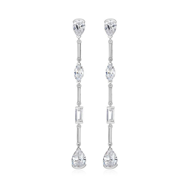 Reign Sterling Silver Multi-shape Drop Earrings R2AU5N0058