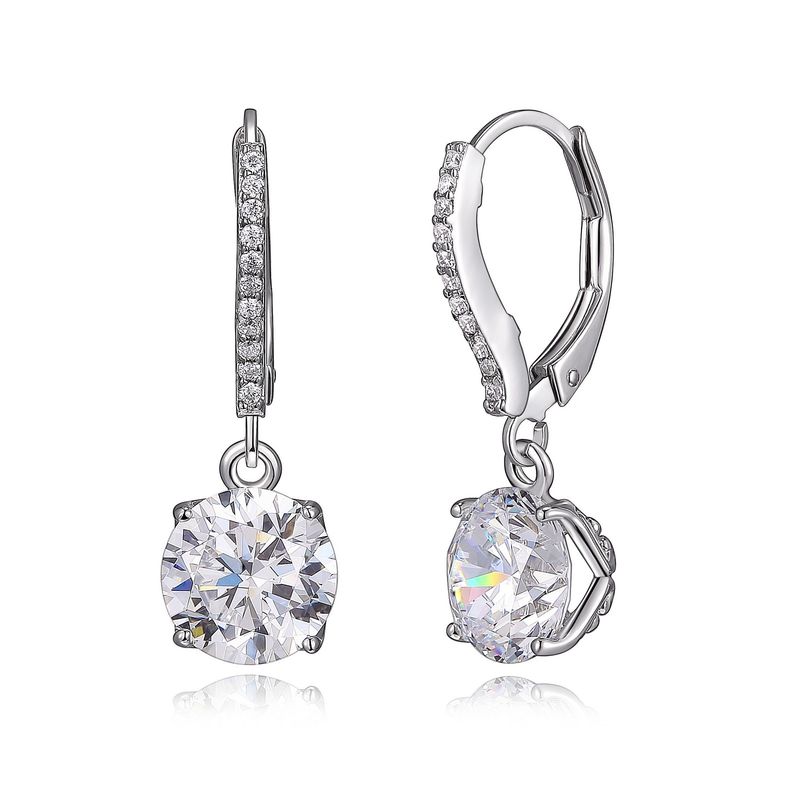 Reign Sterling Silver Cubic Zirconia Micro Pave Earrings R2AKHF0003