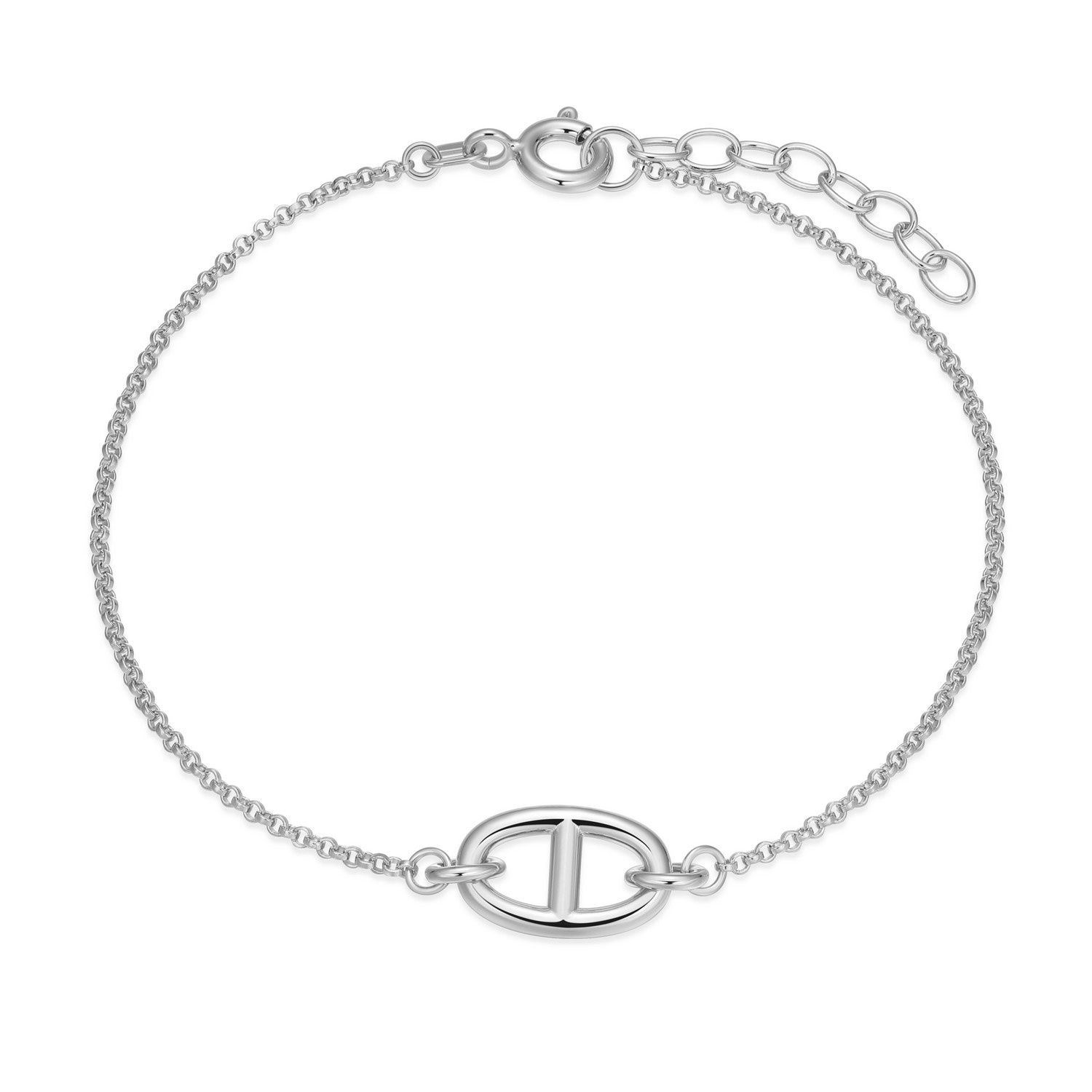 Reign Sterling Silver Mariner Rolo Bracelet R1ADRVA01Q