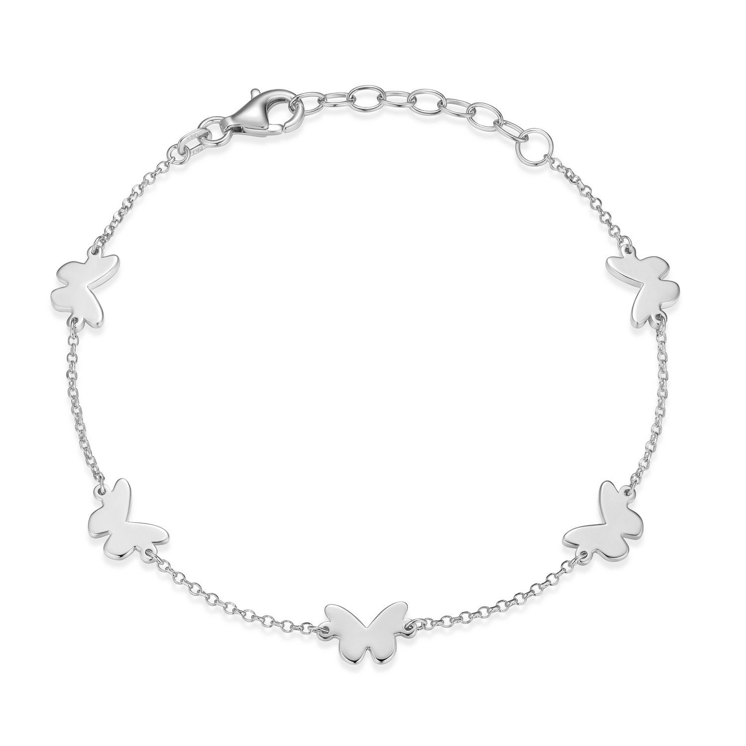 Reign Sterling Silver Butterfly Bracelet R1ADSSA04Q