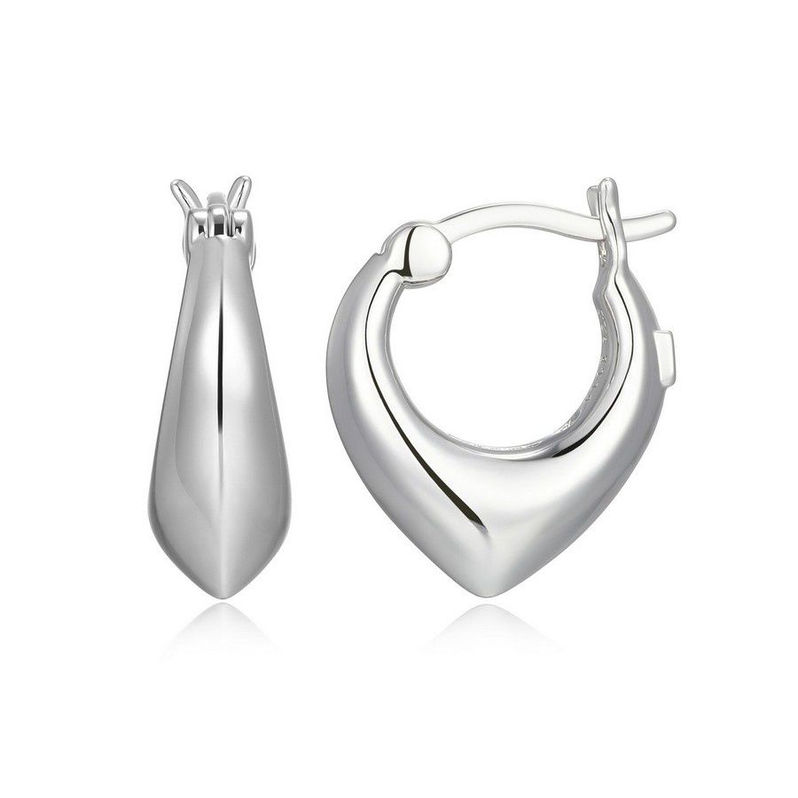 ELLE Sterling Silver Tulip Puffy Pear Earrings R2LCVCA00J