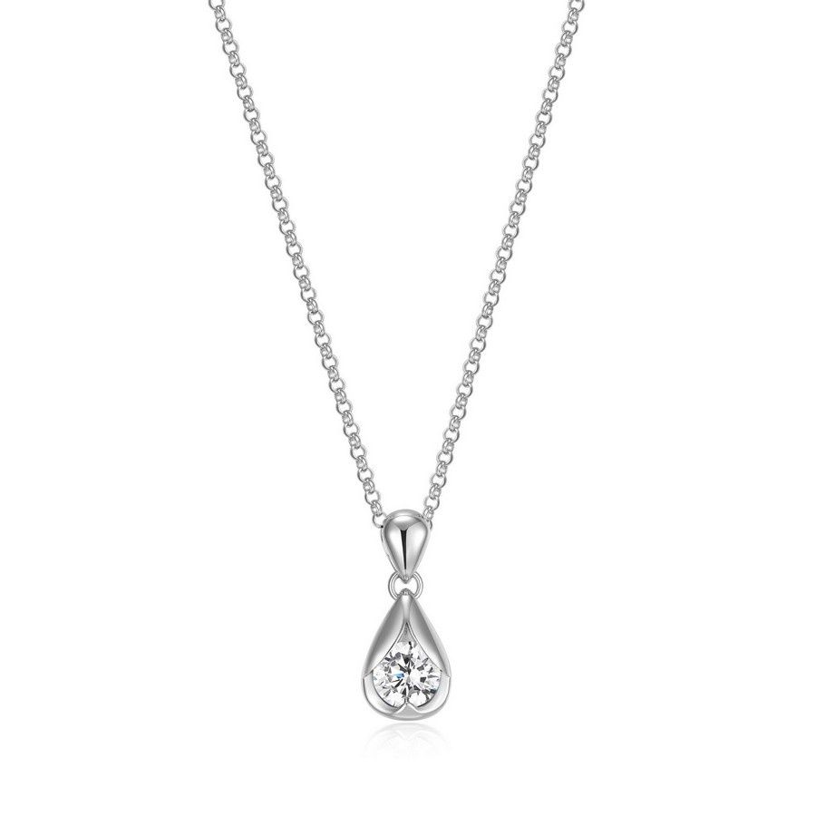 ELLE Sterling Silver Tulip Necklace R0LC1A0046