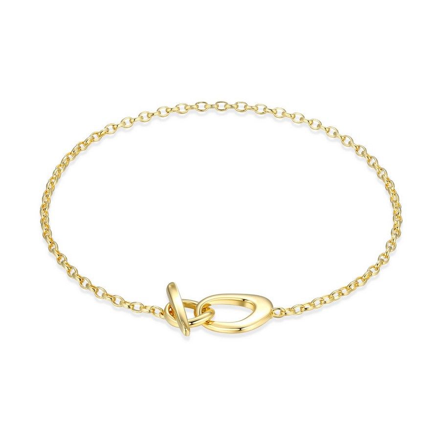 ELLE Sterling Gold Plated Celeste Bracelet 31LAQWA031