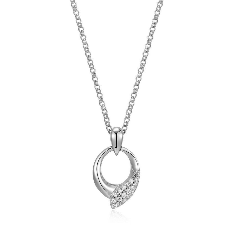 ELLE Sterling Silver Amour Necklace R0LC0E9746