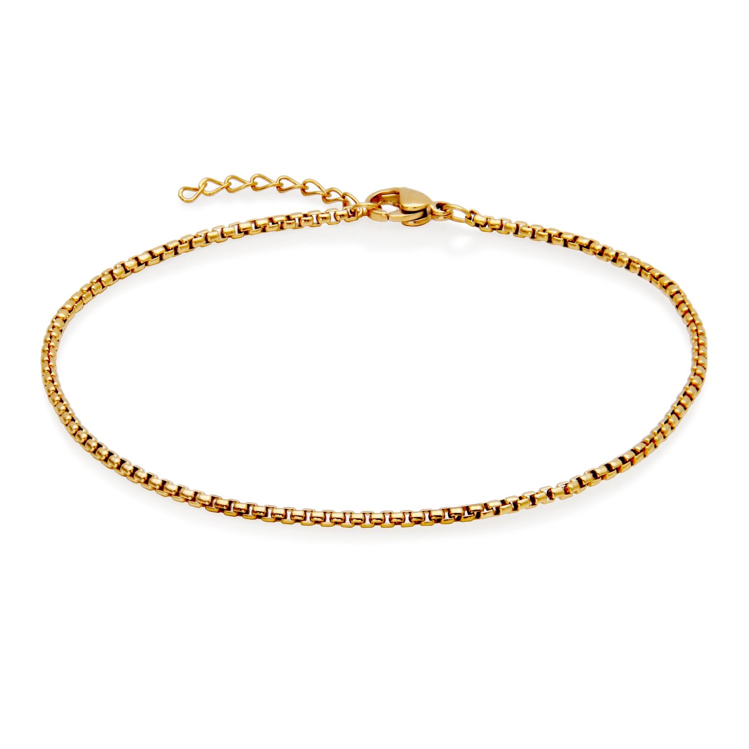 SteelX Anklet Stainless Steel - Gold Plated Box T1XG040290
