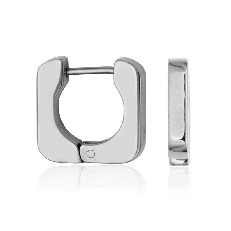 SteelX Earrings Stainless Steel - Square Huggies T2XH780100