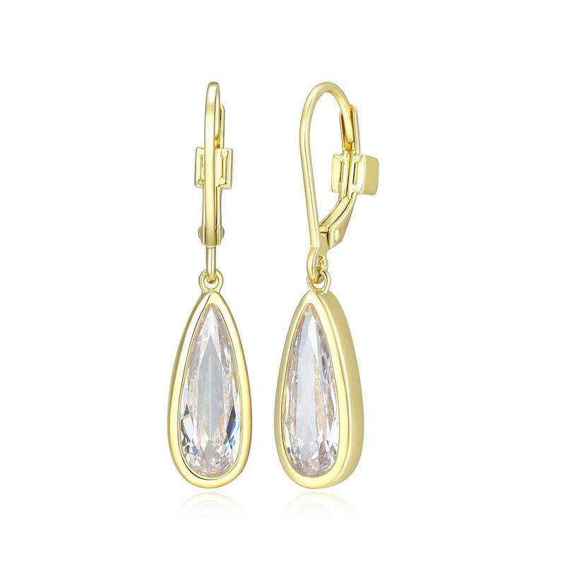 ELLE Sterling Gold Plated Lustre Earrings 32LCV00003