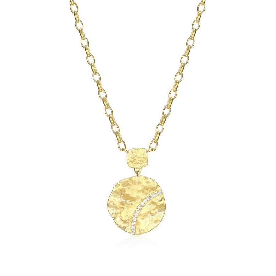 ELLE Sterling Gold Plated Galaxy Necklace 30LBZU0046