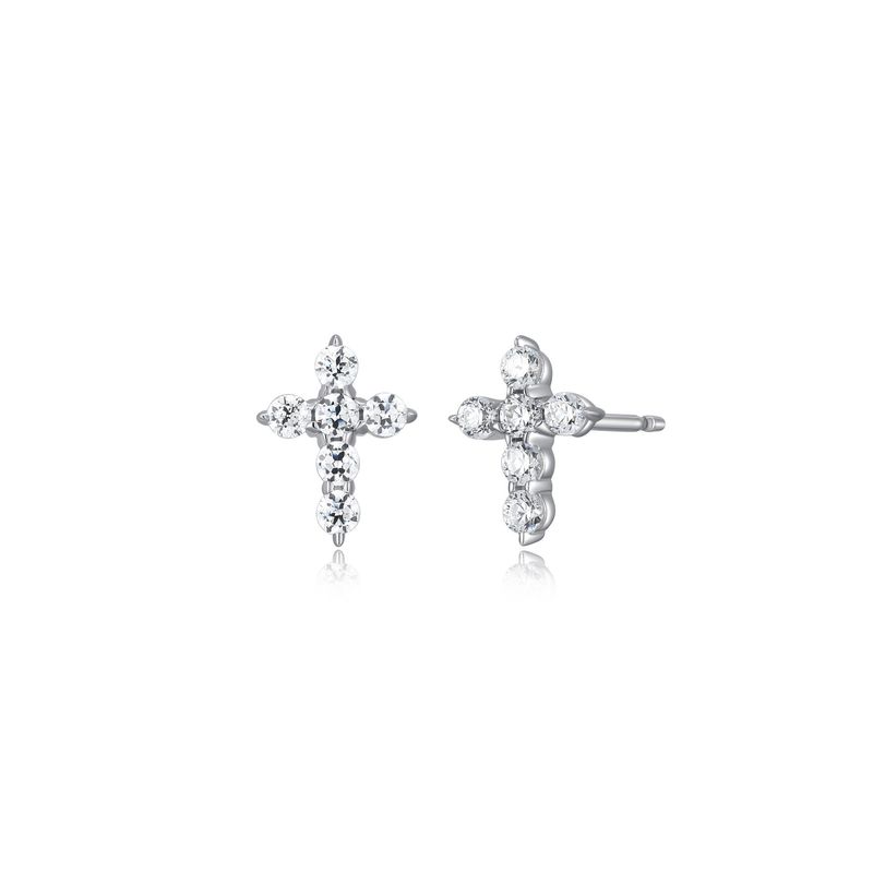 Reign Sterling Silver Cross Earrings R2AT4T0000
