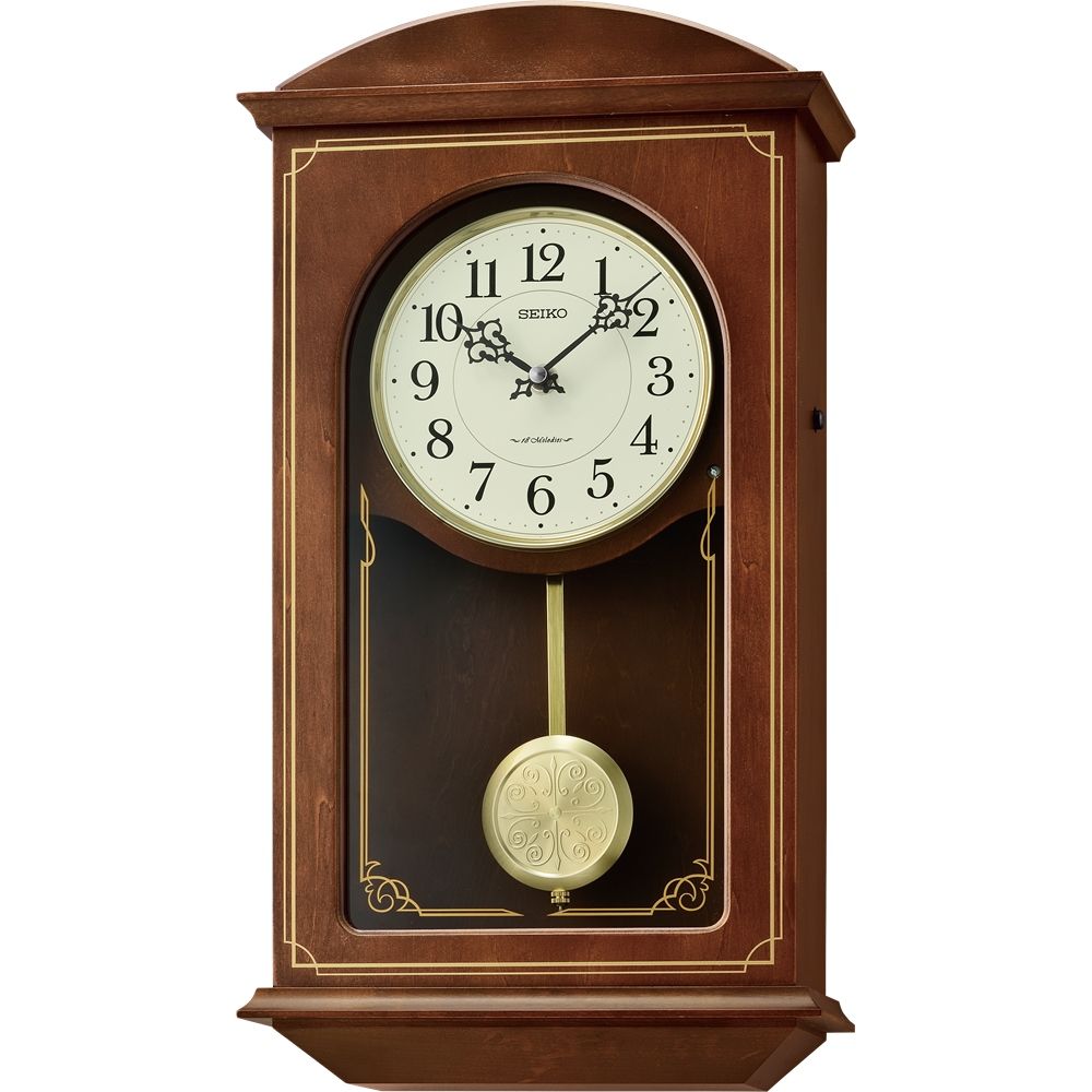 Seiko Wood Wall Clock QXM610B