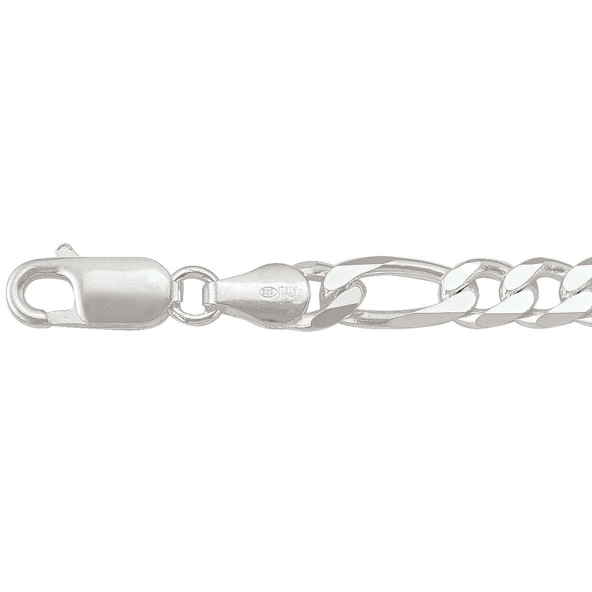 Tecimer Sterling Silver 22" Figaro Chain N7321