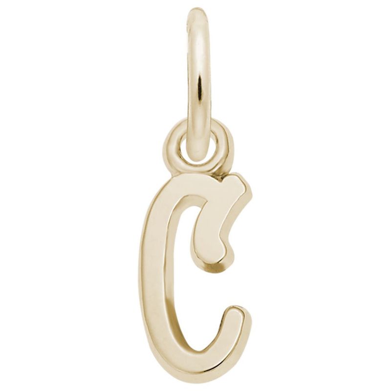 Nuco Charm Sterling Gold Plated - Intial C 5420