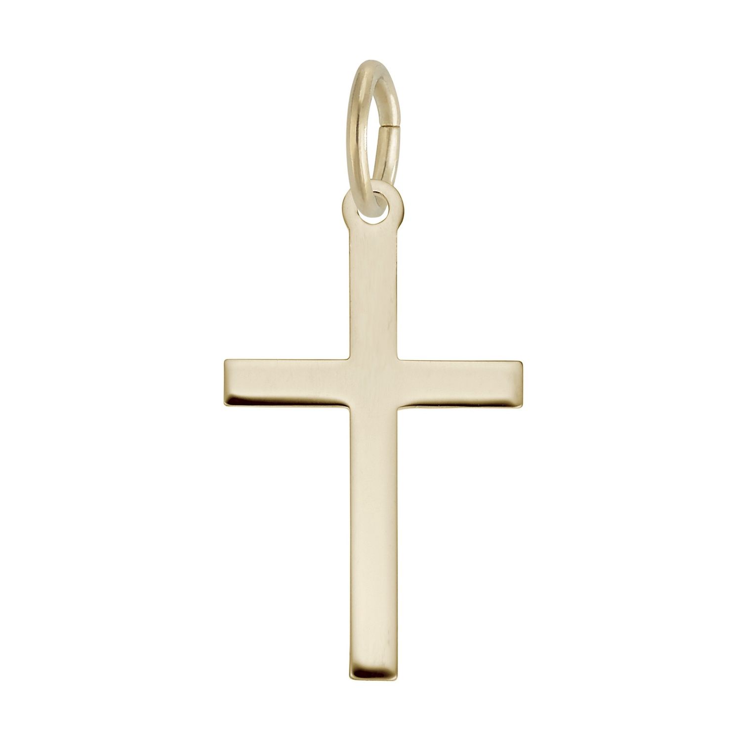 Nuco Charm Sterling Gold Plated 4903 Medium Cross