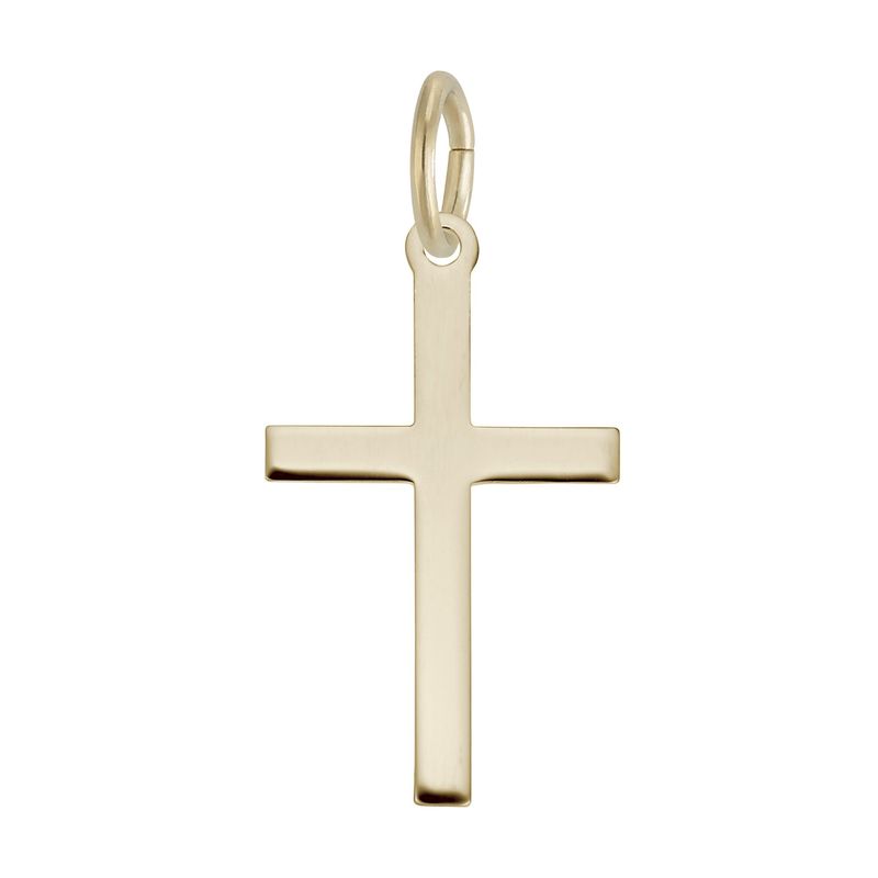 Nuco Charm Sterling Gold Plated 4903 Medium Cross