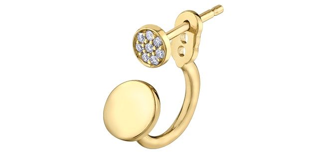 Corona Diamond 10KY .08TW Earrings EE4503
