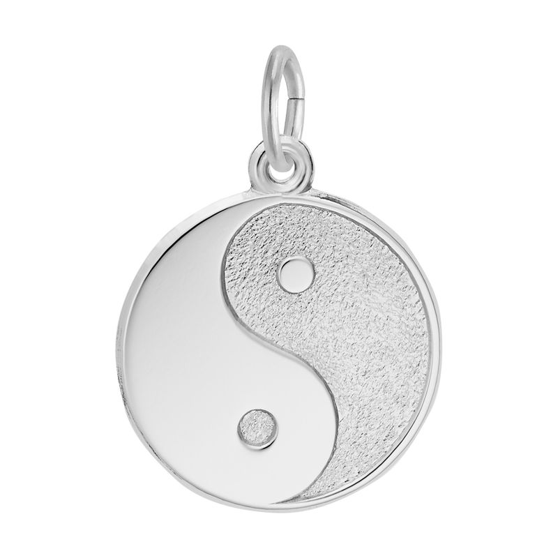 Nuco Charm Sterling - Yin Yang Disc  6430