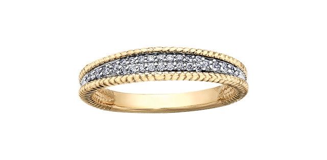 Corona 18KPDYW .14TW Wedding Band R30199