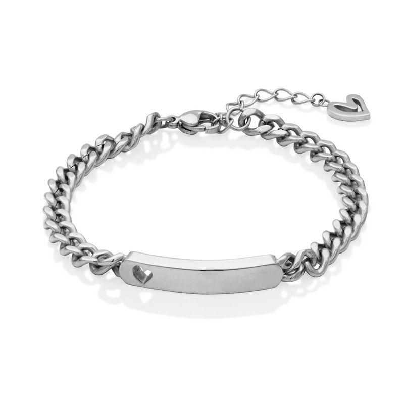 SteelX Bracelet Stainless Steel - ID with Heart T1XJ940165