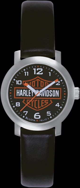 Bulova Harley Davidson Ladies Quartz Watch 76L10