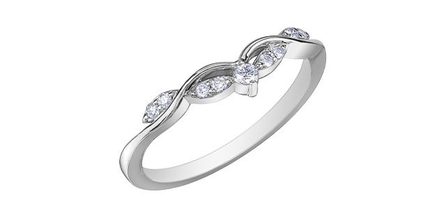 Corona Diamond Platinum .11TW Band R50L88