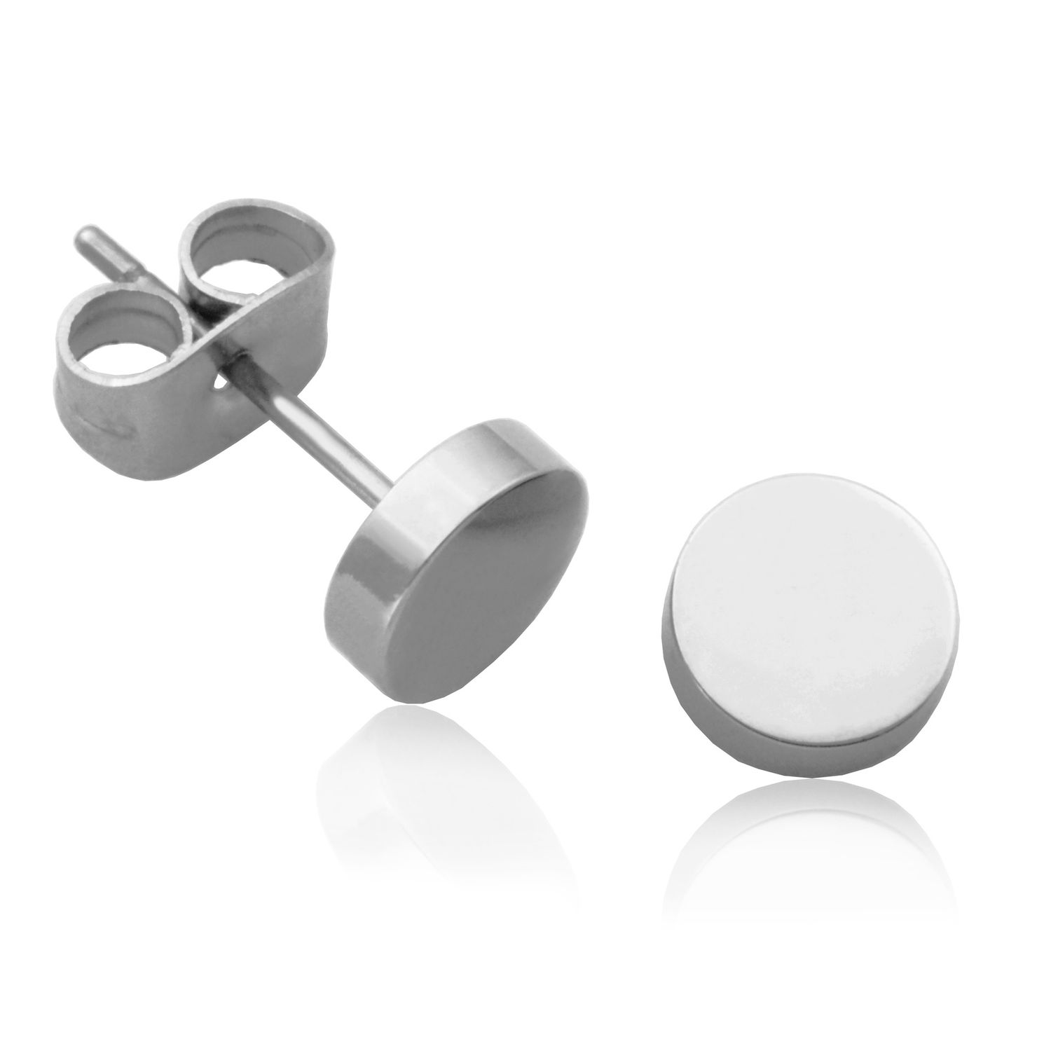 SteelX Earrings Stainless Steel - 5MM Stud T2XC080100