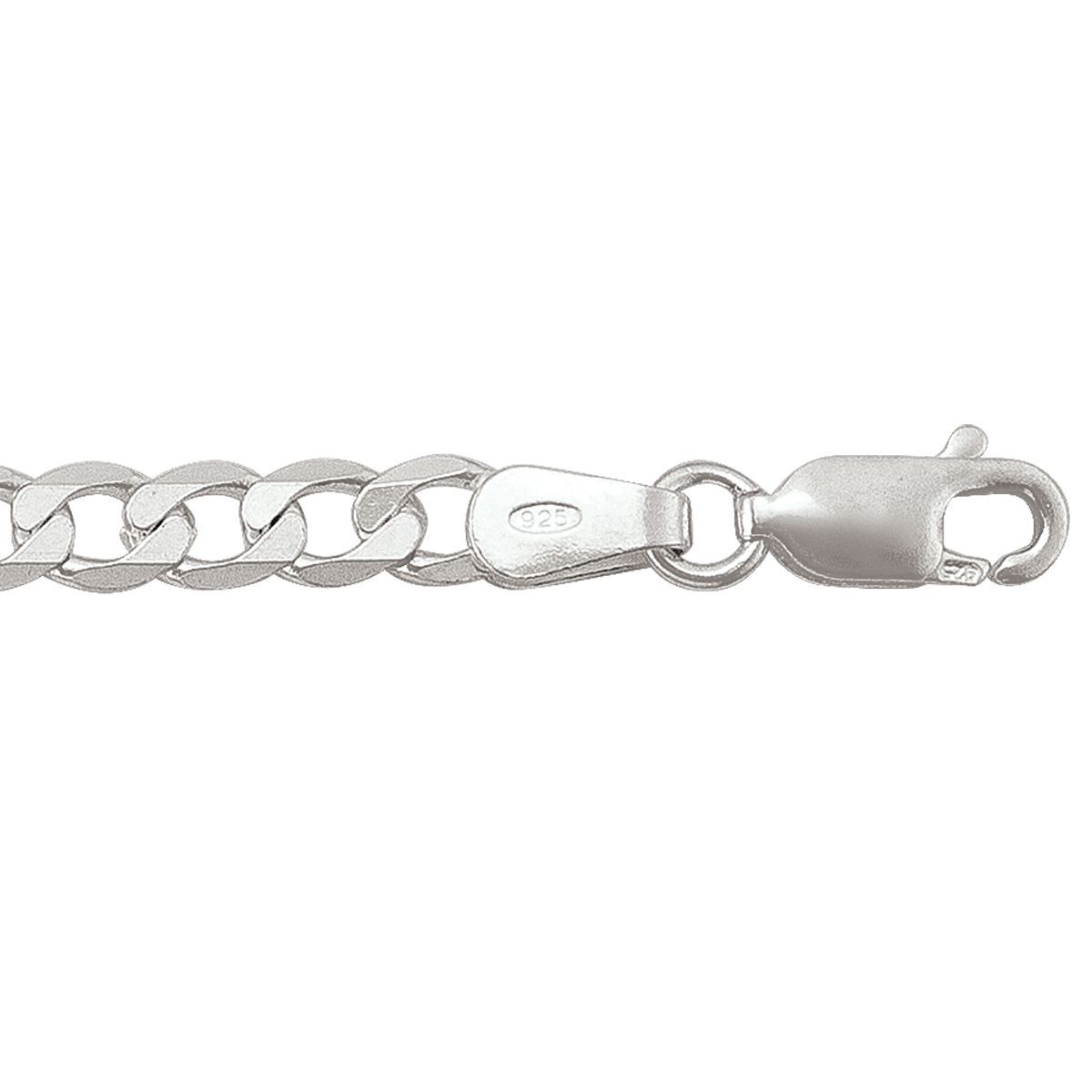 Tecimer Sterling Silver 22" Curb Chain N203